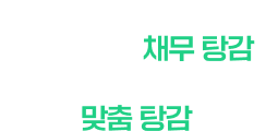 모든 법률 분야 전문가 협업을 통한
			채무 탕감의 최적화 솔루션 제공으로 맞춤 탕감!